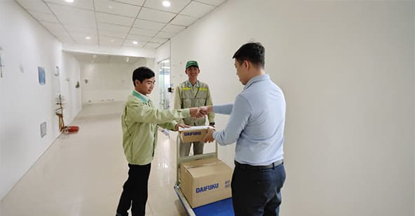 Daifuku đưa khuyến cáo đến khách hàng, lên kế hoạch mua/thay thế linh kiện dự phòng hiệu quả.